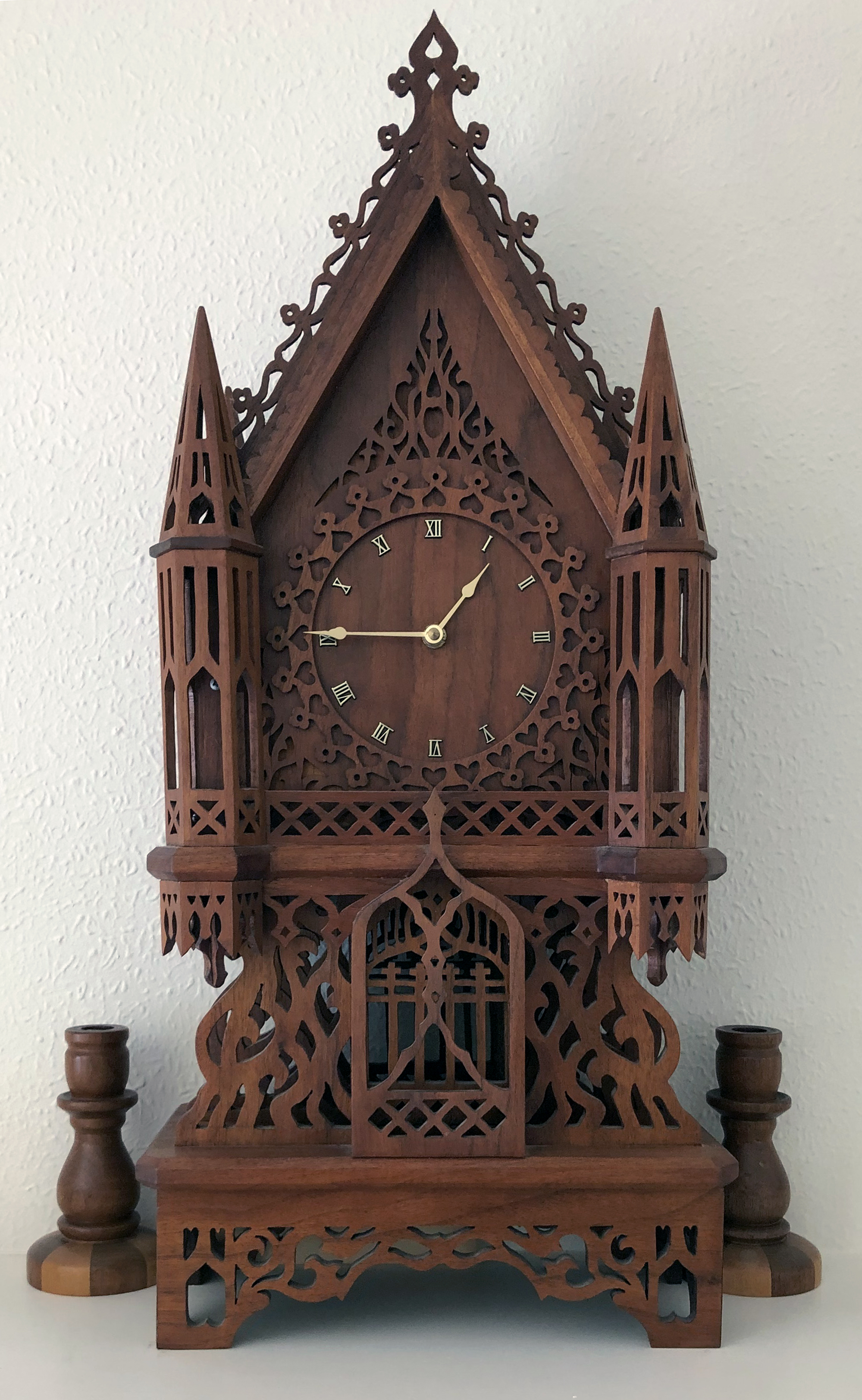 Photo of the clock Dad built