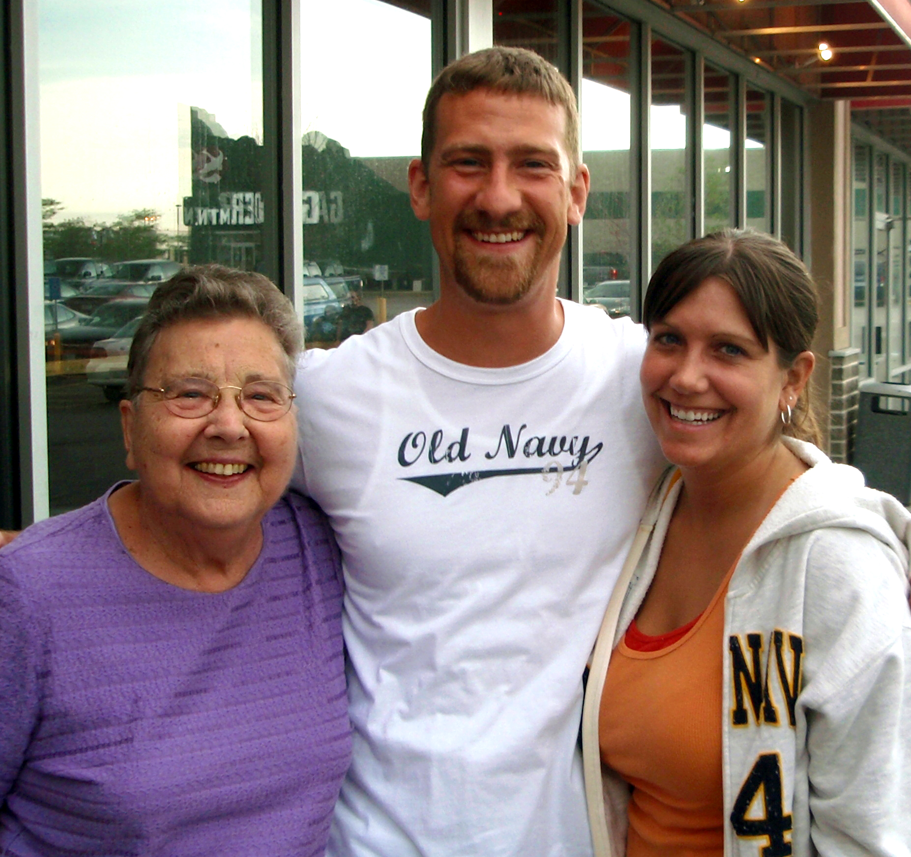 Photo of Mom with Jeff and Nichole