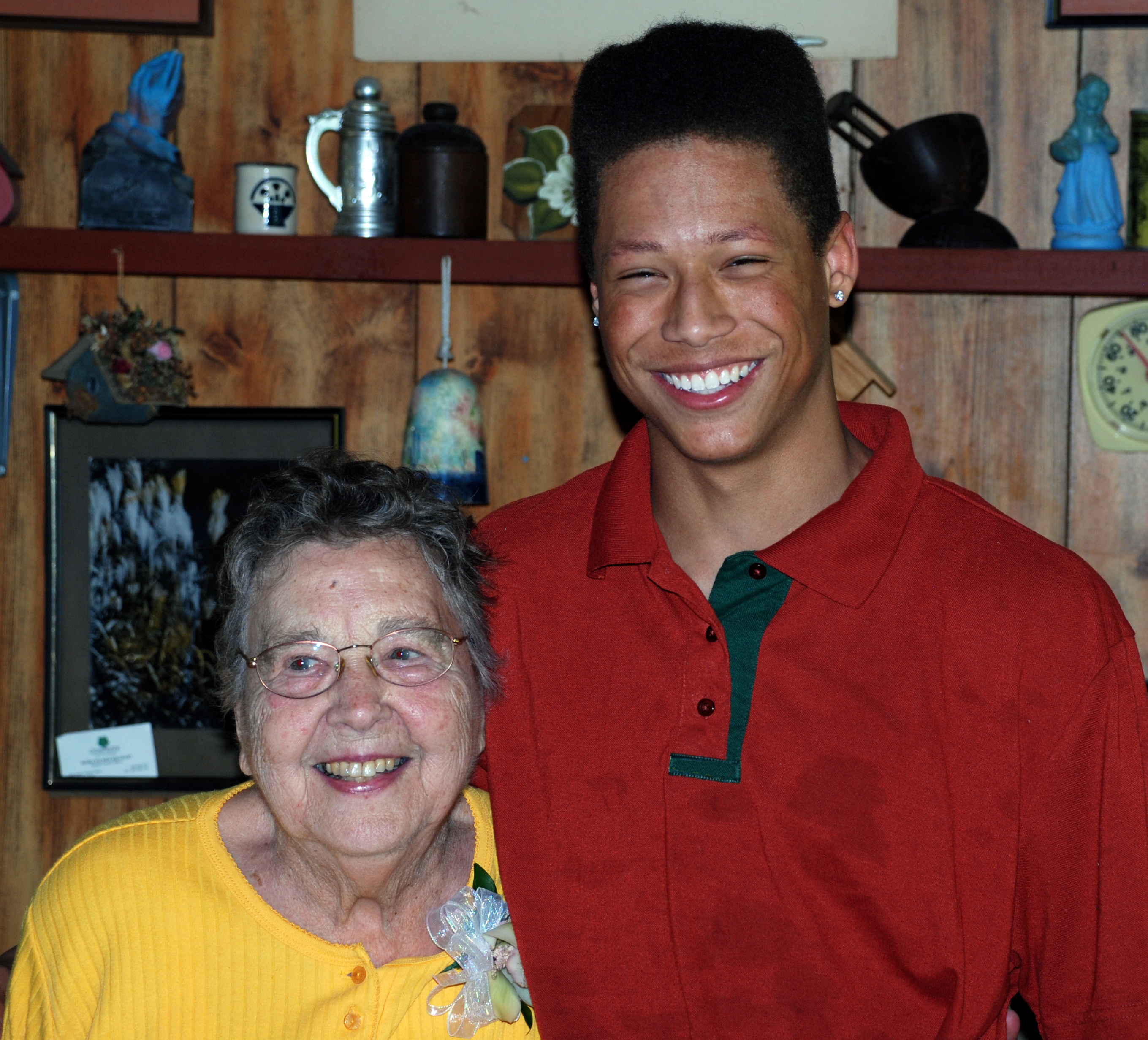 Photo of Mom with Noah