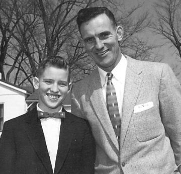 Photo of the Author with his dad