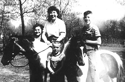 Aunt Ruth, Mom, Uncle Paul, and Uncle Ozzee