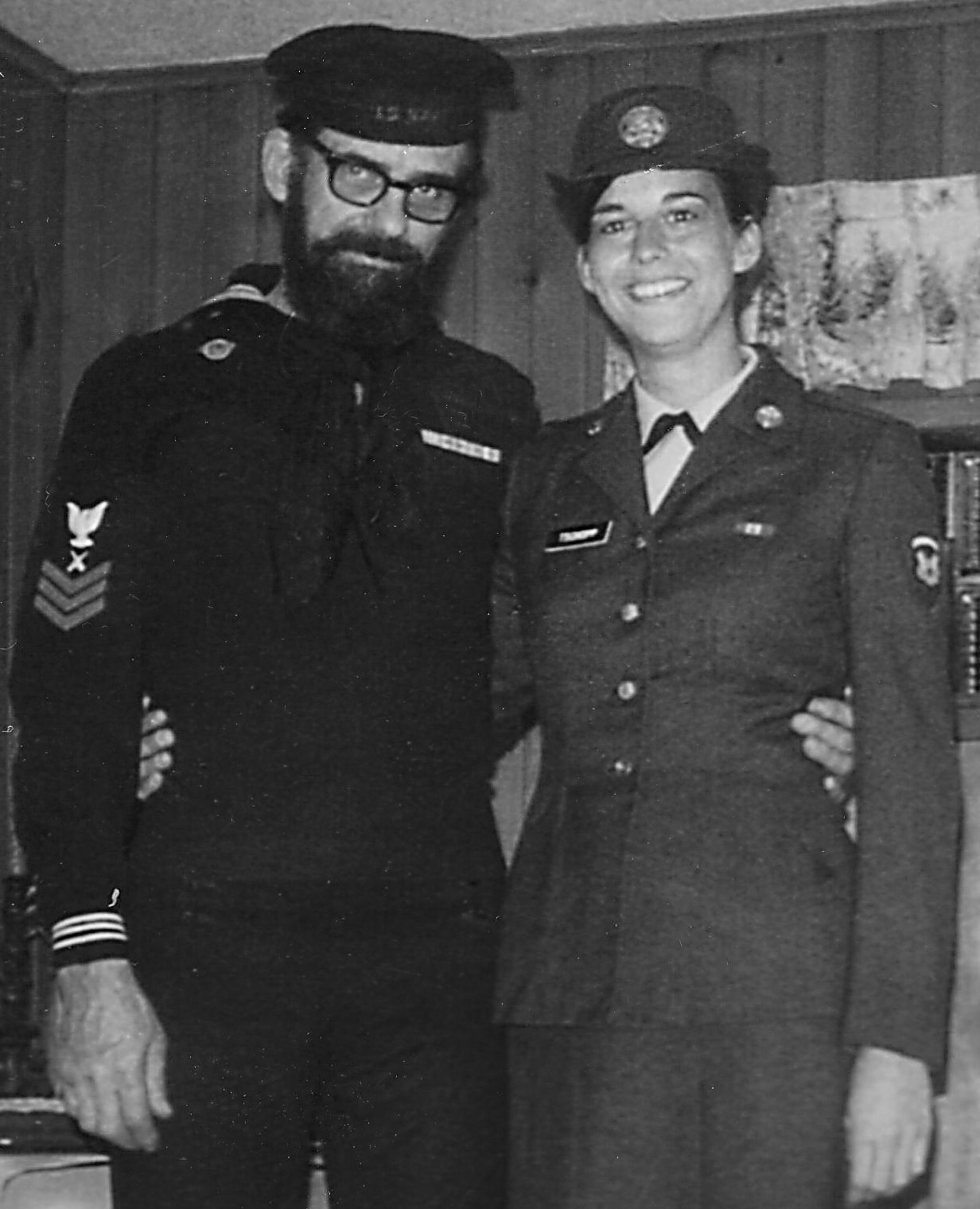 Dad and Linda - 1974