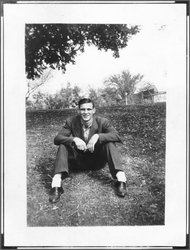 October 7th, 1942 on May’s Island, Cedar Rapids, as Dad prepares to leave and enlist in the Navy
